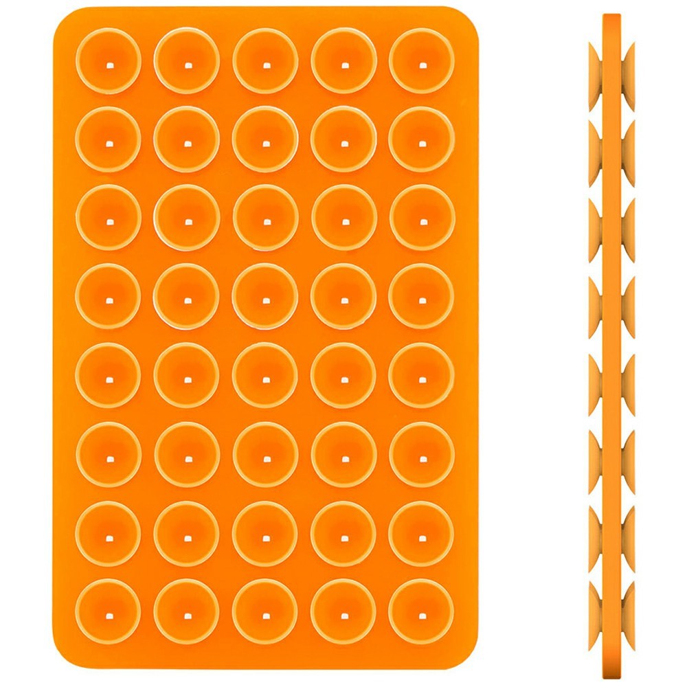 Silicone Suction Cup - Double Sided Orange — soporte