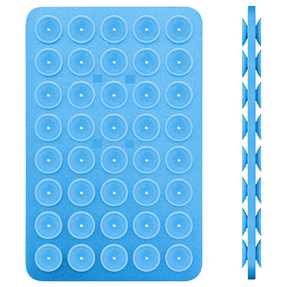 Silicone Suction Cup - Double Sided Baby Blue