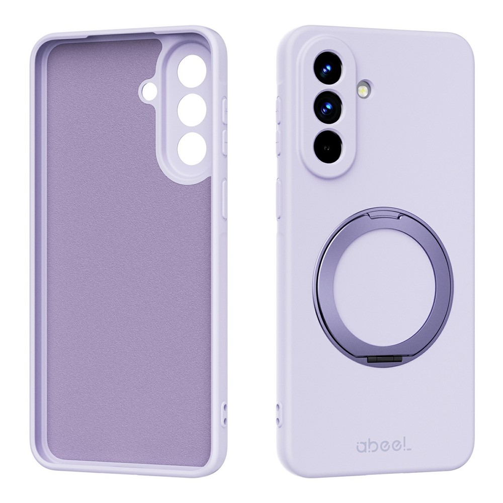 Samsung Galaxy A57 - ABEEL Kickstand Liquid Silicone Purple