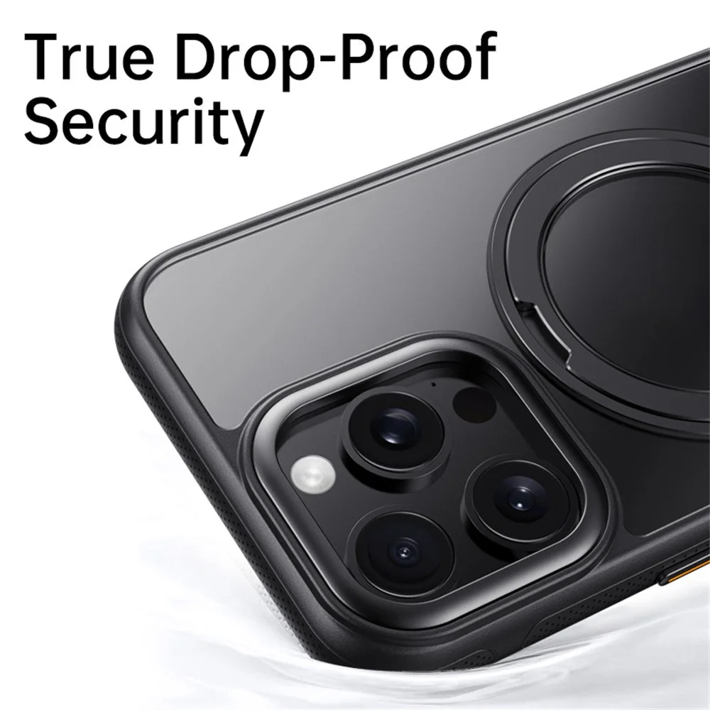iPhone 15 Pro Max - Kickstand With MagSafe Black — estuche (foto 6 de 6)