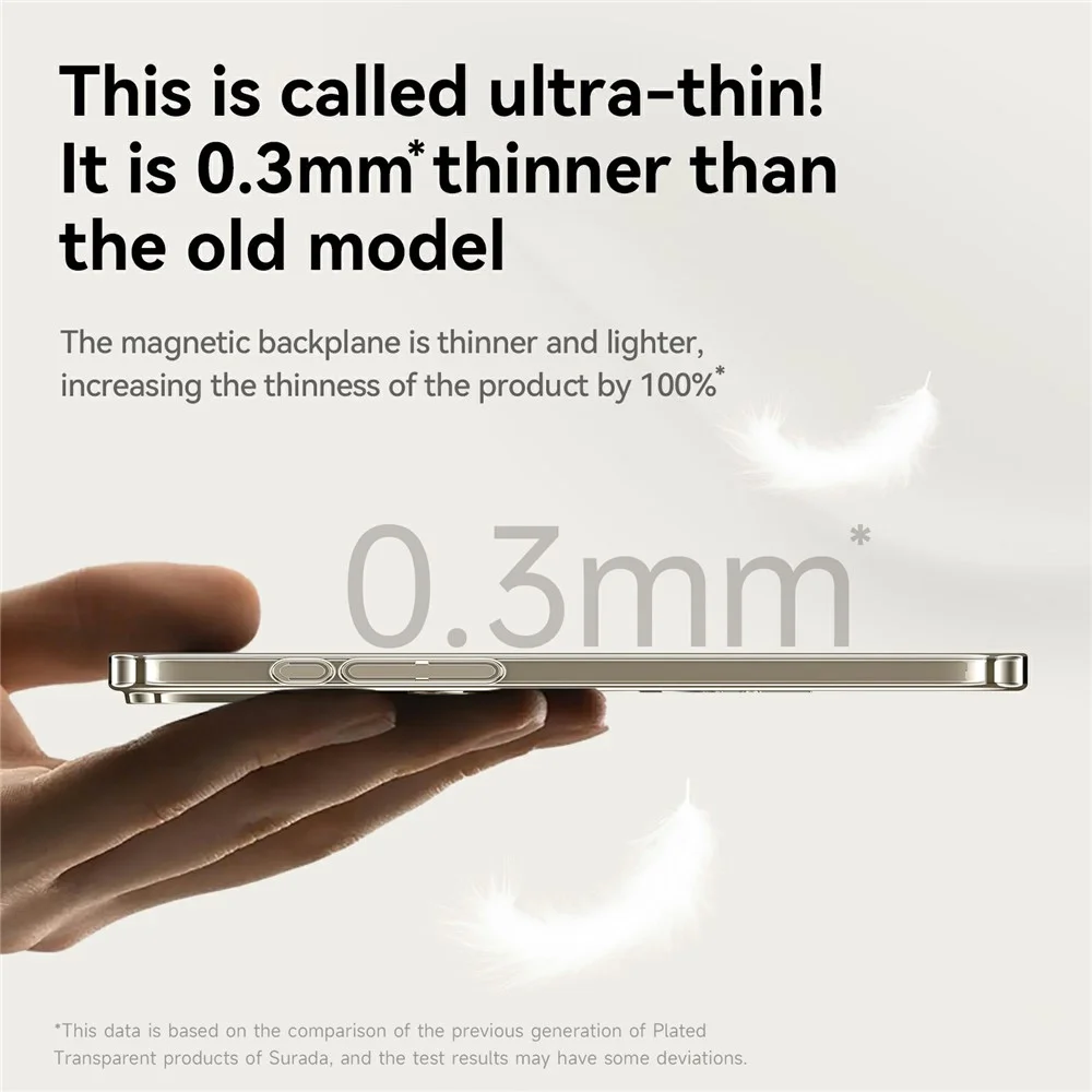 iPhone 15 Pro Max - SULADA Kickstand With MagSafe Titanium Black — estuche (foto 5 de 6)