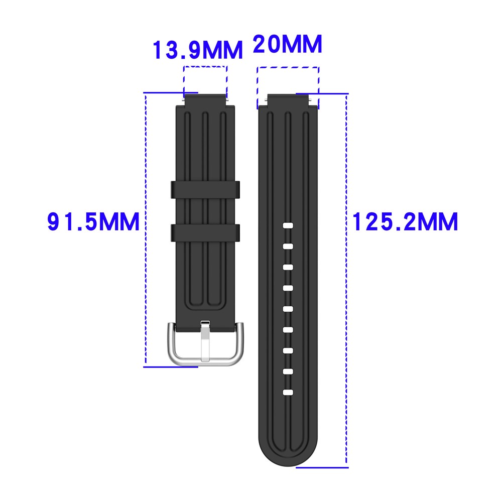 Garmin - CIRQA Silicone Strap Quick Release Lime — correa (foto 6 de 6)