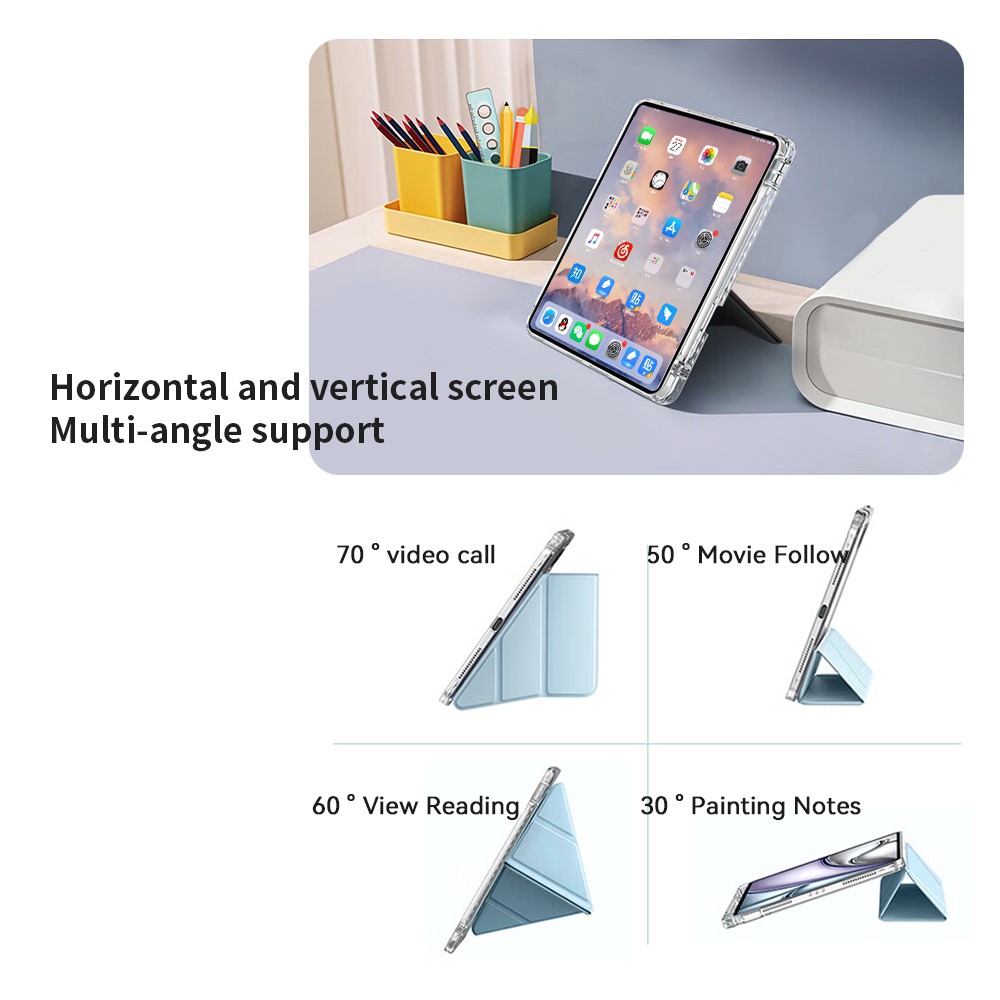 iPad Air 11/Pro 11 - ZGA Cover Built-In Black — estuche (foto 5 de 7)