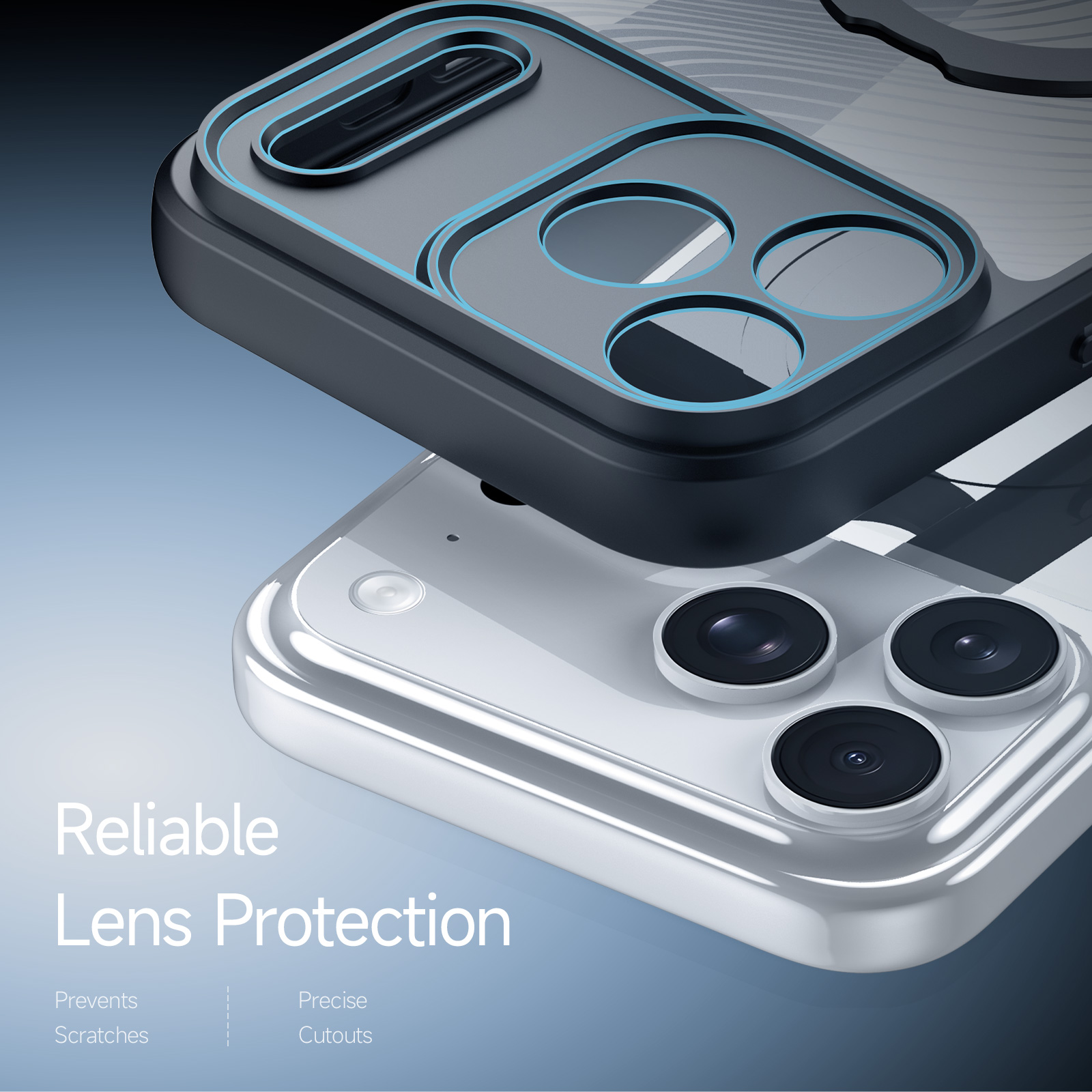 iPhone 18 Pro/17 Pro - DUX DUCIS Aimo Series Kickstand With MagSafe Black — estuche (foto 5 de 6)