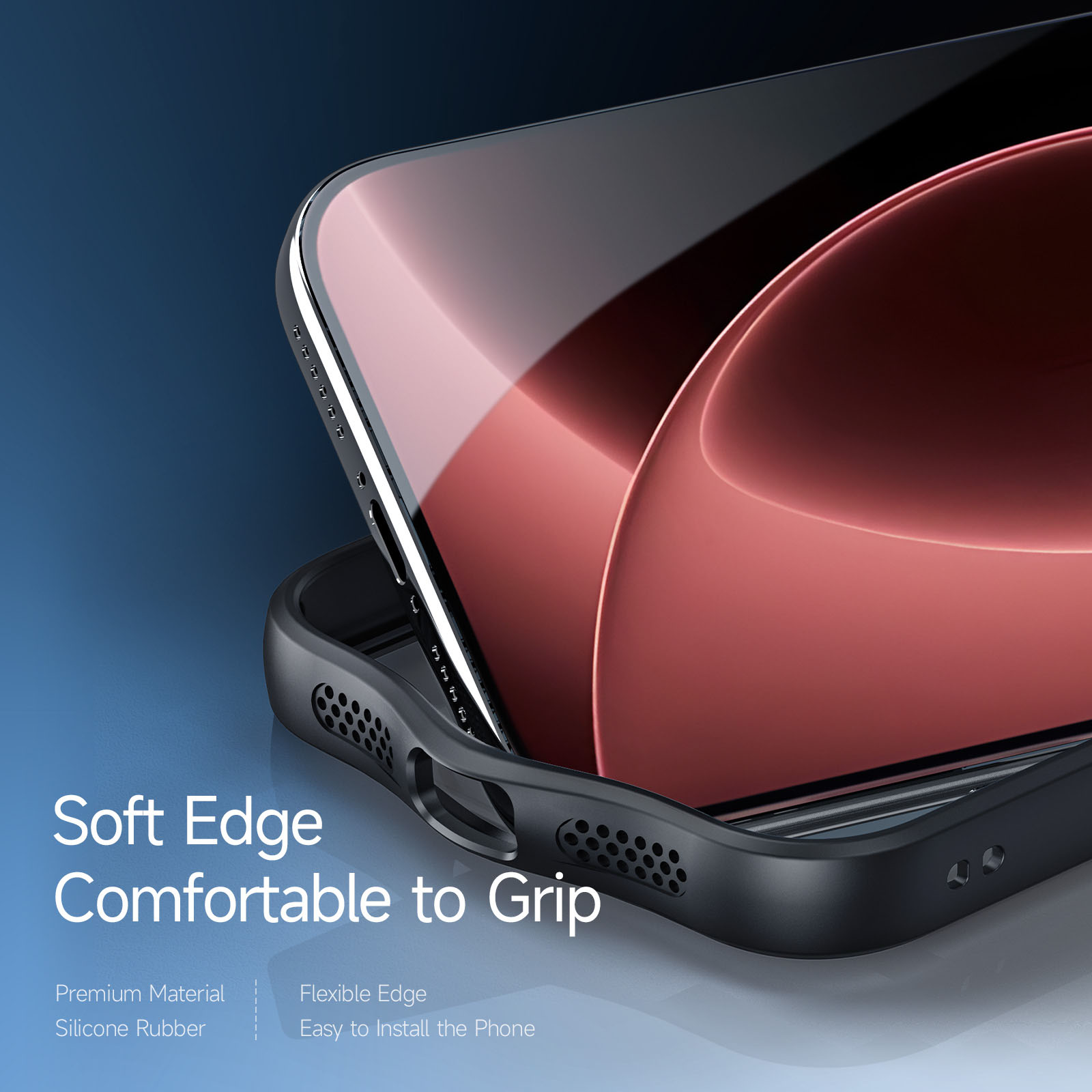 iPhone 18 Pro/17 Pro - DUX DUCIS Aimo Series Kickstand With MagSafe Black — estuche (foto 6 de 6)