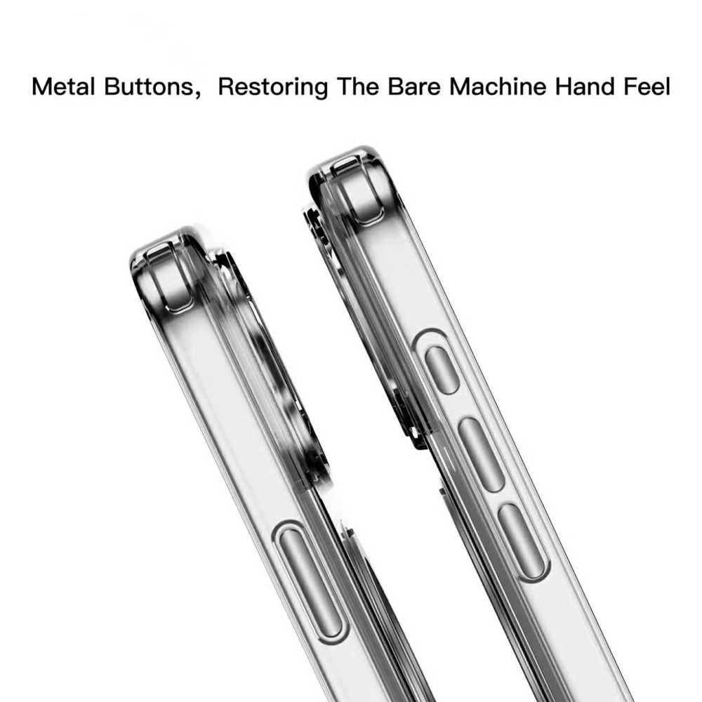 iPhone 18 Pro/17 Pro - MUTURAL Rotatable Kickstand Transparent — estuche (foto 6 de 6)