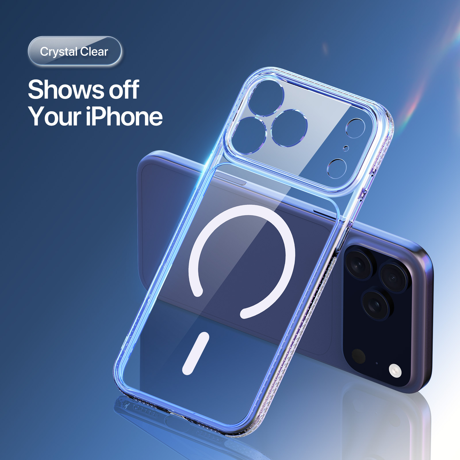 iPhone 18 Pro Max/17 Pro Max - DUX DUCIS Clin Series With MagSafe Clear — estuche (foto 5 de 7)