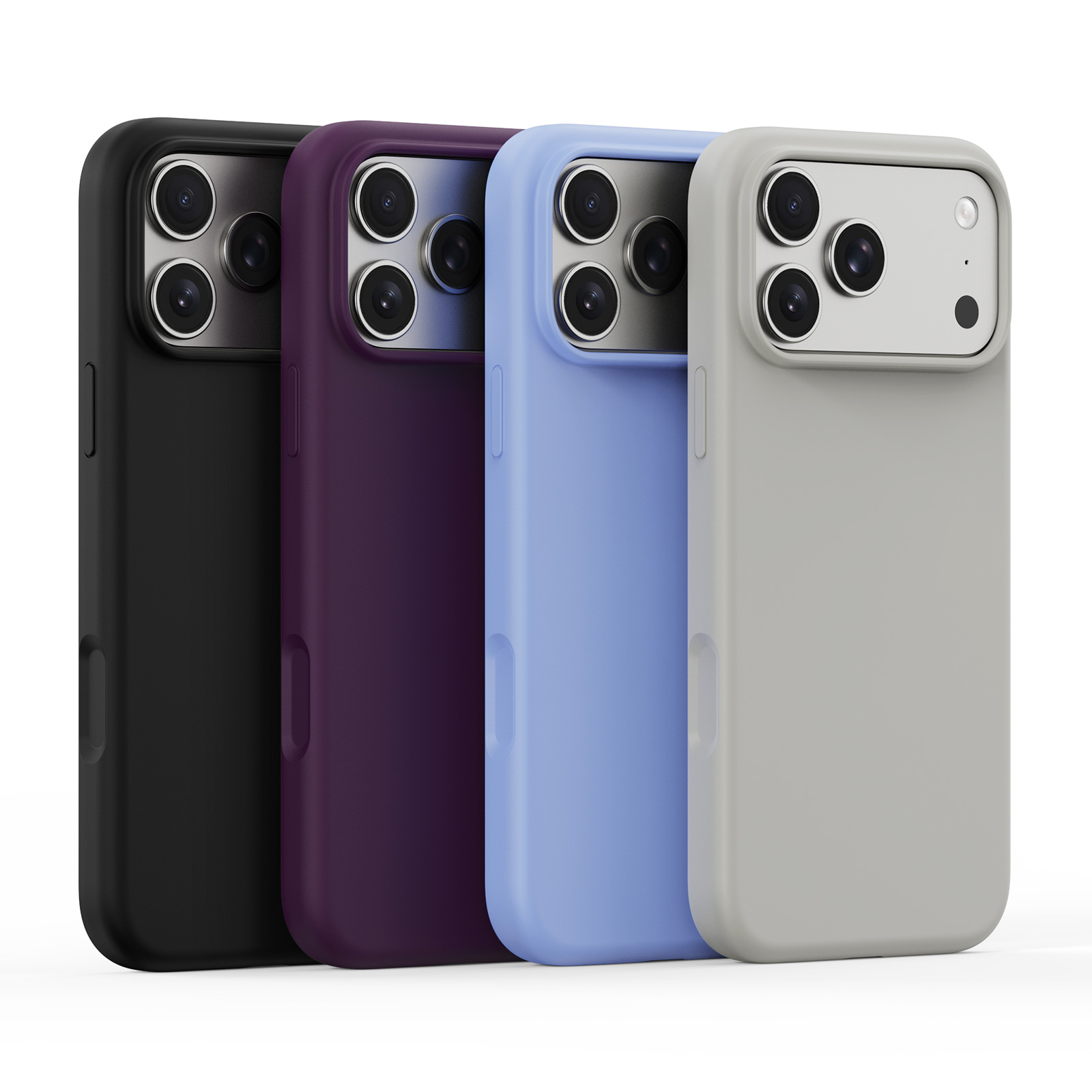 iPhone 18 Pro Max/17 Pro Max - DUX DUCIS Piel Series Liquid Silicone Beige — estuche (foto 7 de 7)