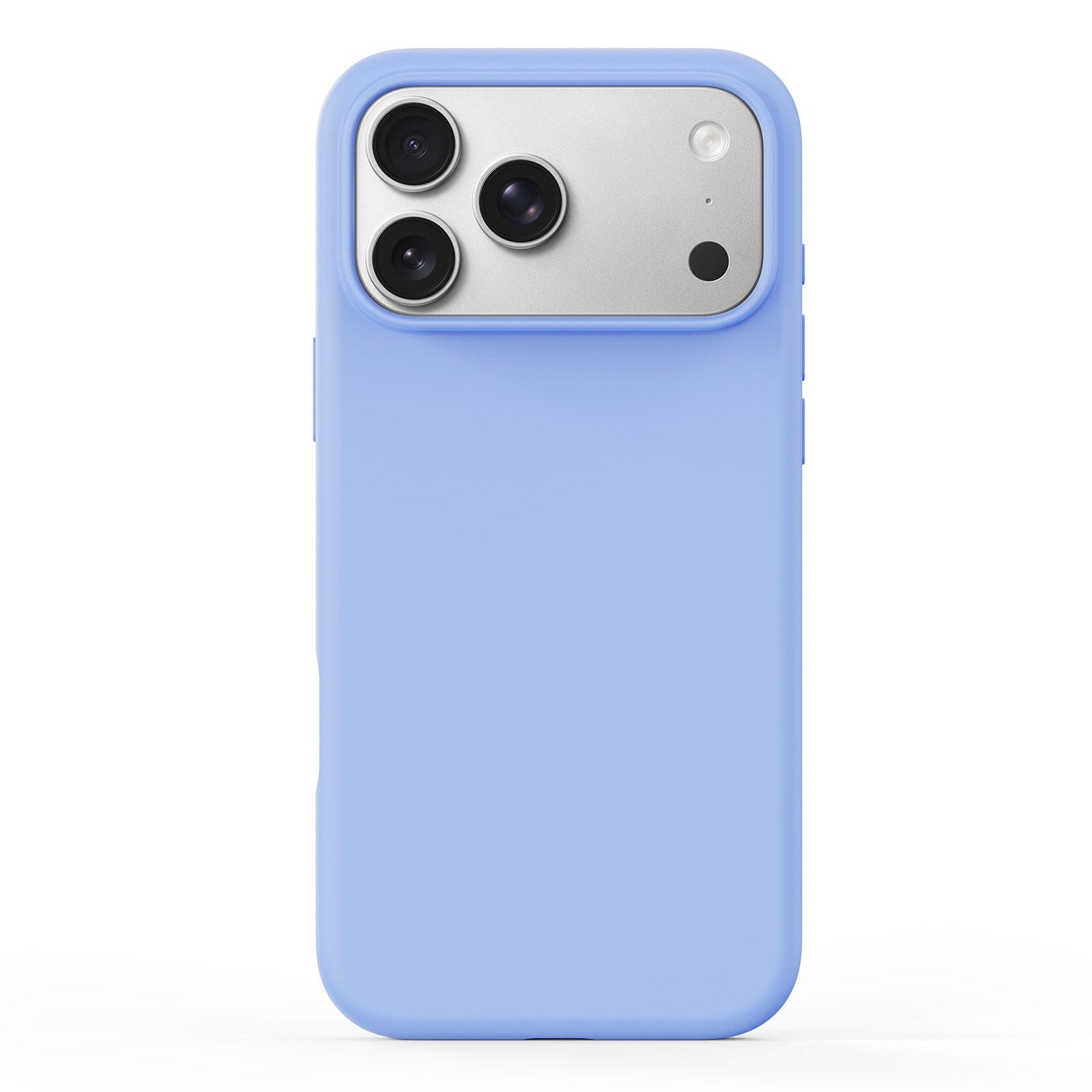 iPhone 18 Pro Max/17 Pro Max - DUX DUCIS Piel Series Liquid Silicone Light Blue — estuche