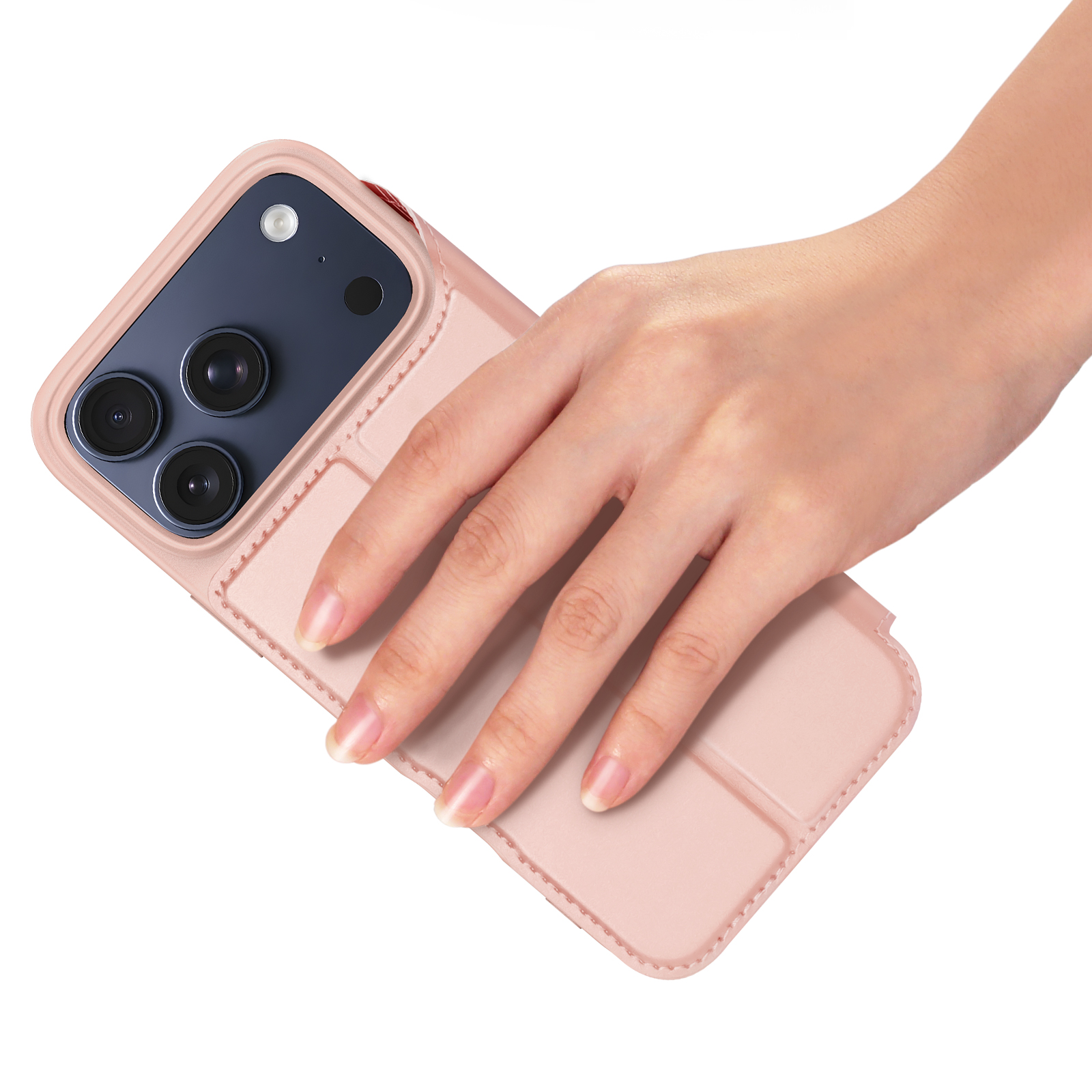 iPhone 18 Pro Max/17 Pro Max - DUX DUCIS Skin Pro Pink — estuche (foto 4 de 7)