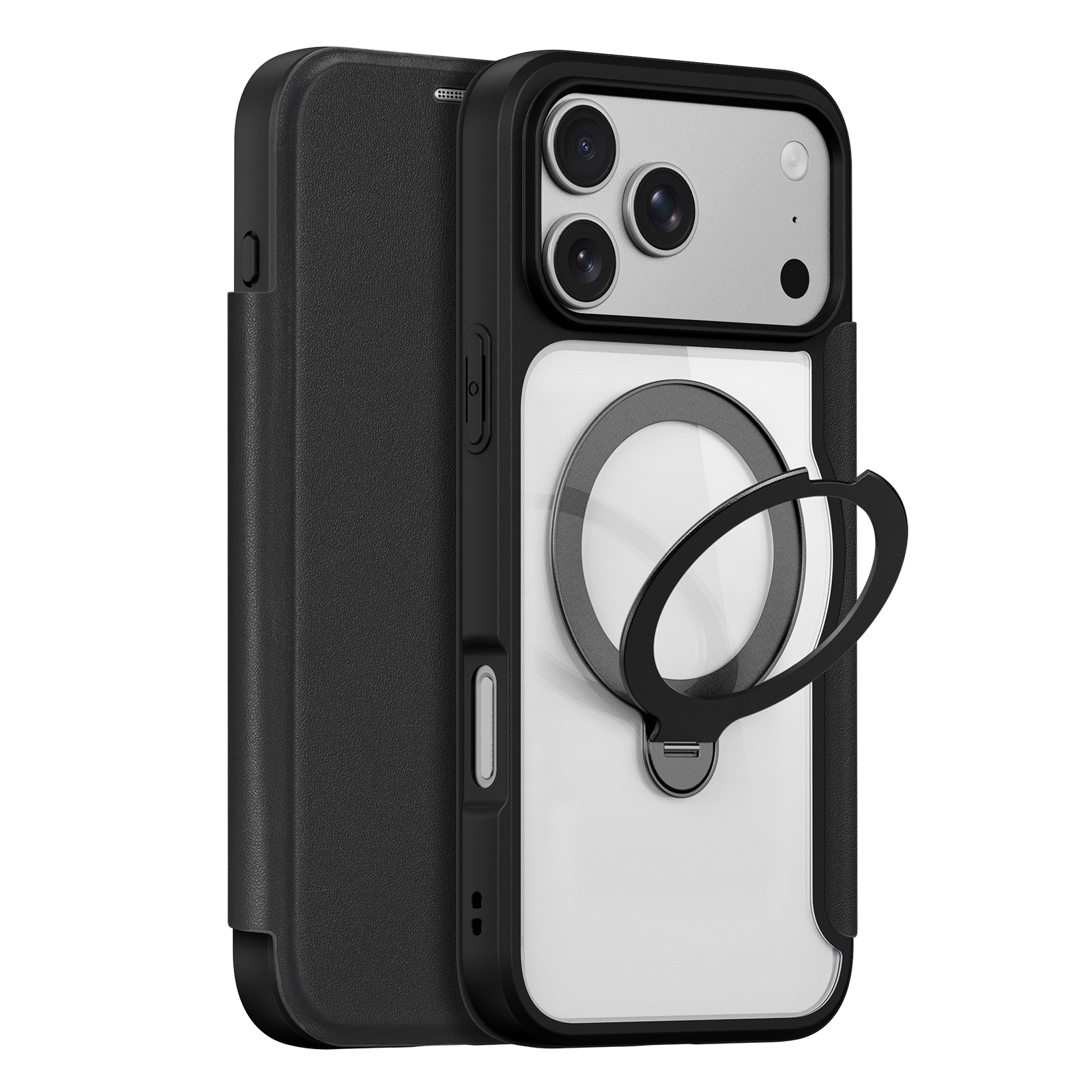 iPhone 18 Pro Max/17 Pro Max - DUX DUCIS Skin X Pro Series With MagSafe Black — estuche