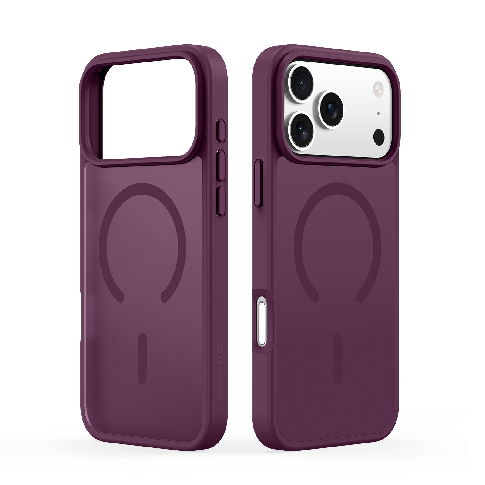 iPhone 18 Pro Max/17 Pro Max - DUX DUCIS Yind Series Matte With MagSafe Dark Cherry — estuche (foto 7 de 7)