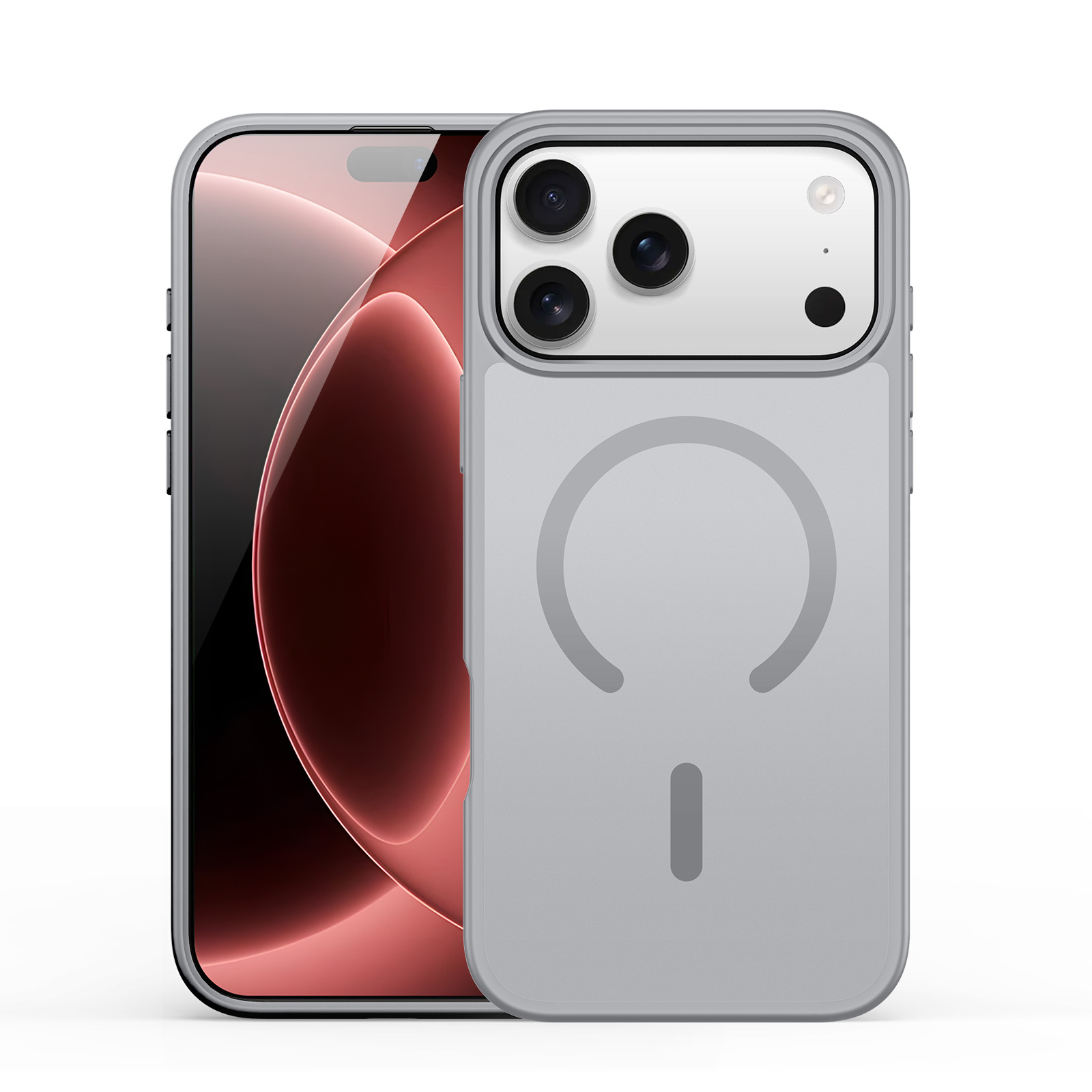 iPhone 18 Pro Max/17 Pro Max - DUX DUCIS Yind Series Matte With MagSafe Grey — estuche