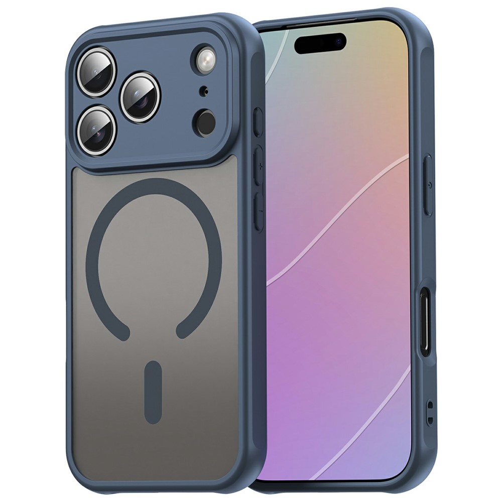 iPhone 18 Pro Max/17 Pro Max - Magnetic Anti Drop Matte Blue — estuche