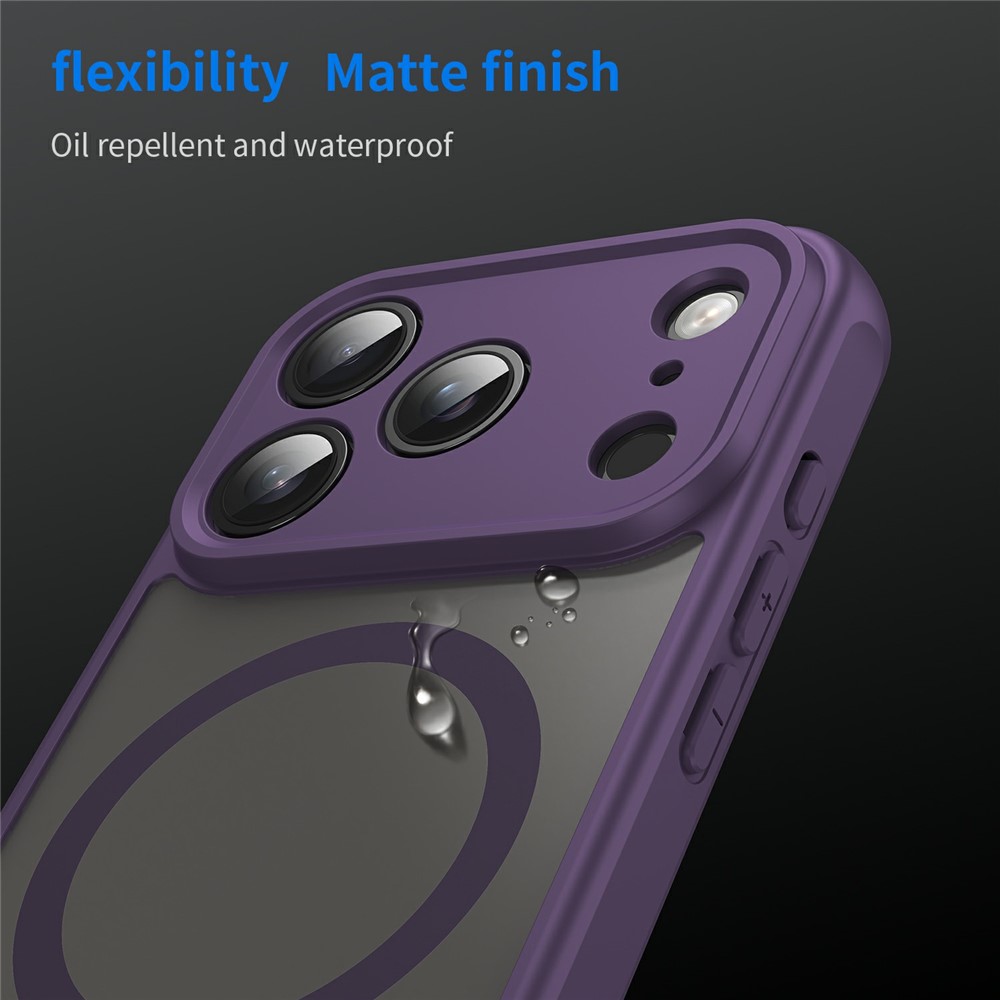 iPhone 18 Pro Max/17 Pro Max - Magnetic Anti Drop Matte Purple — estuche (foto 4 de 7)