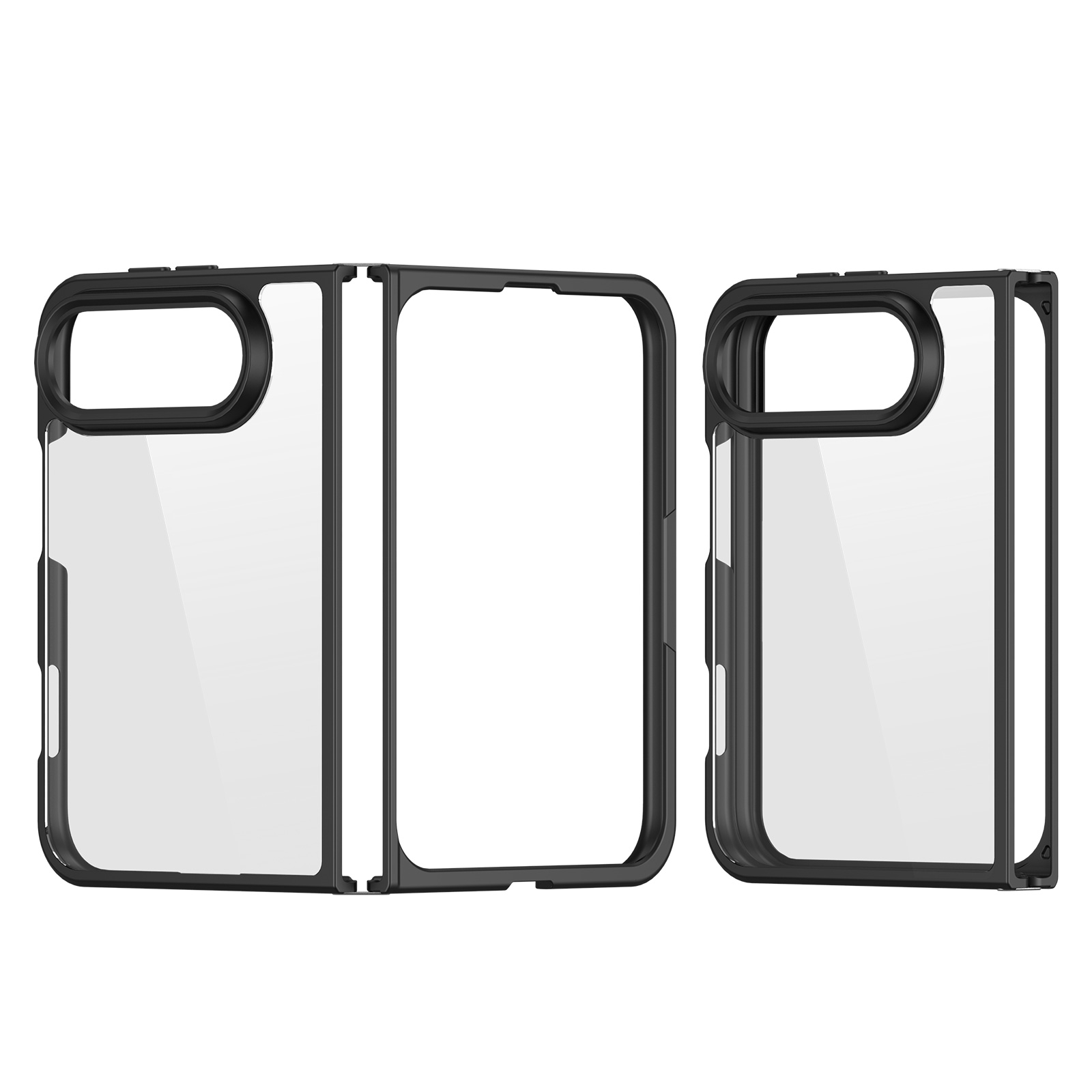 iPhone Duo - DUX DUCIS Aimo Series Clear Back Black — estuche (foto 6 de 6)