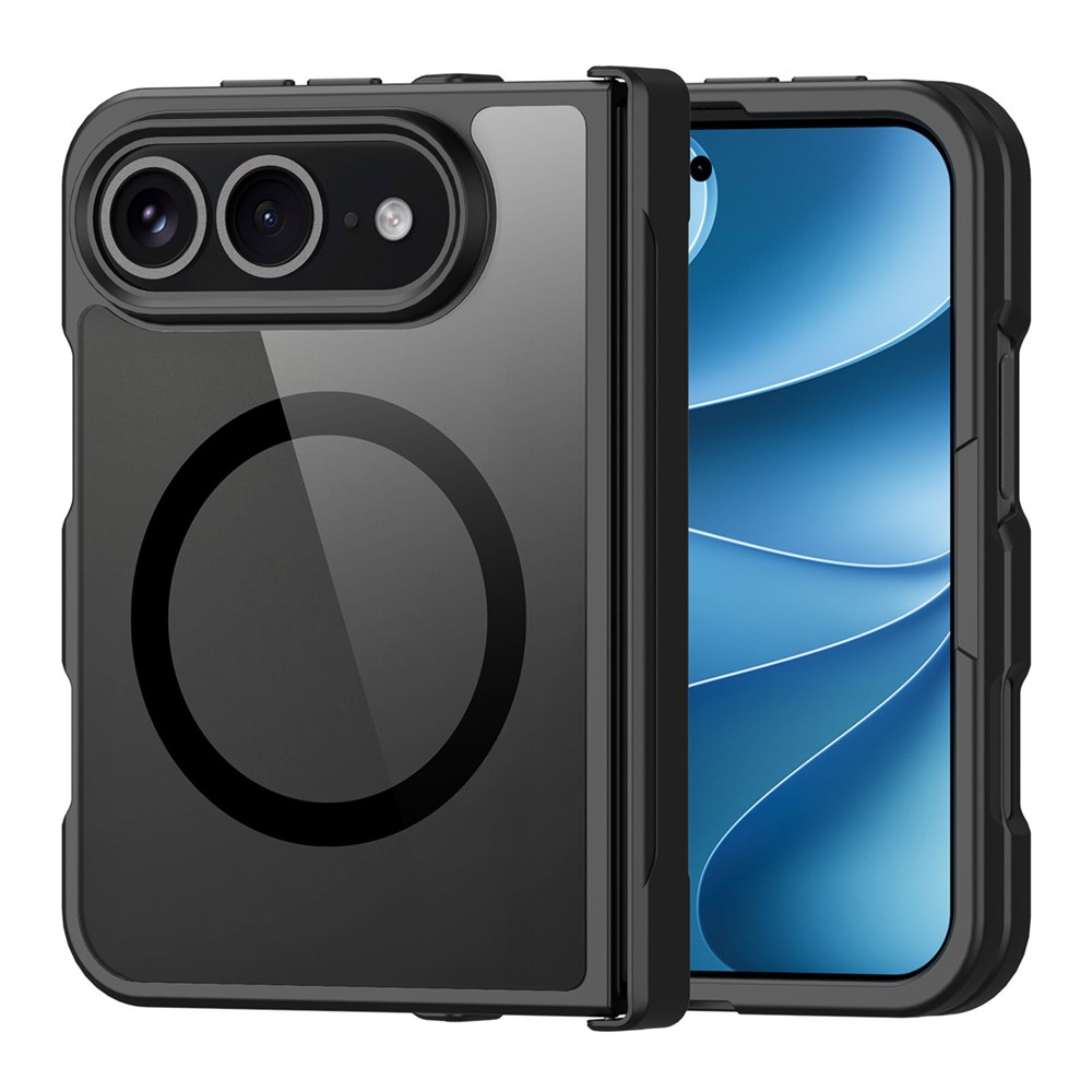 iPhone Duo - DUX DUCIS Aimo Series Hinge Protection Black — estuche