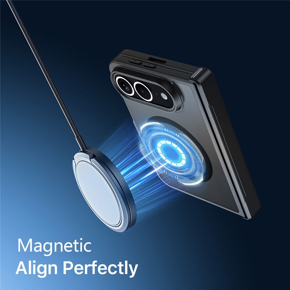iPhone Duo - DUX DUCIS Aimo Series Hinge Protection Black — estuche (foto 5 de 7)