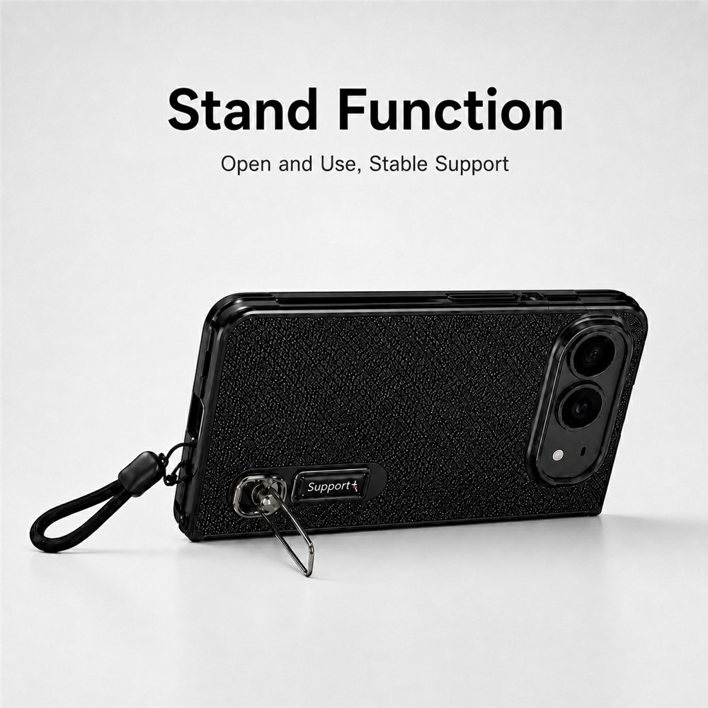 iPhone Duo - Kickstand Glitter With Screen Protector Black — estuche (foto 4 de 7)