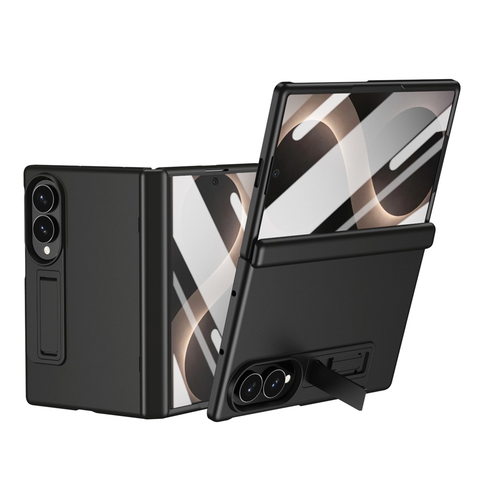Samsung Galaxy Z Fold 8 - Hard Case Kickstand With Screen Protector Black — estuche