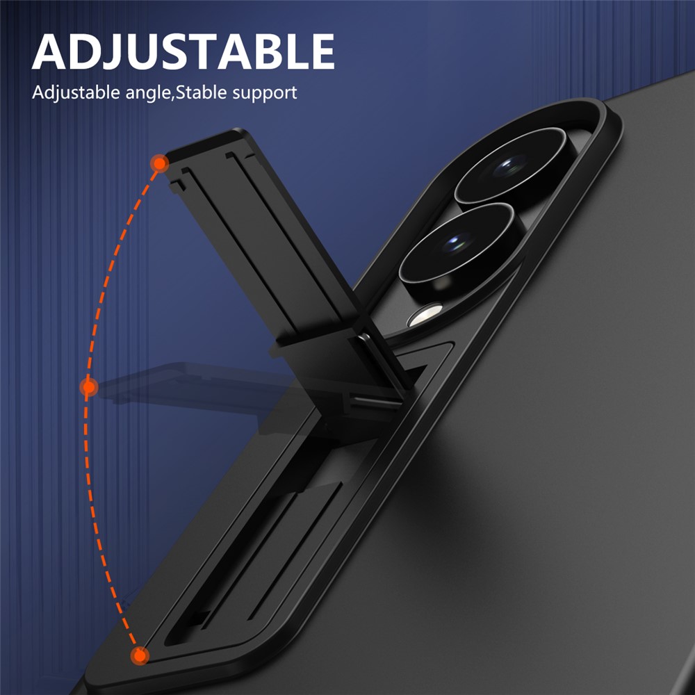 Samsung Galaxy Z Fold 8 - Hard Case Kickstand With Screen Protector Black — estuche (foto 3 de 7)