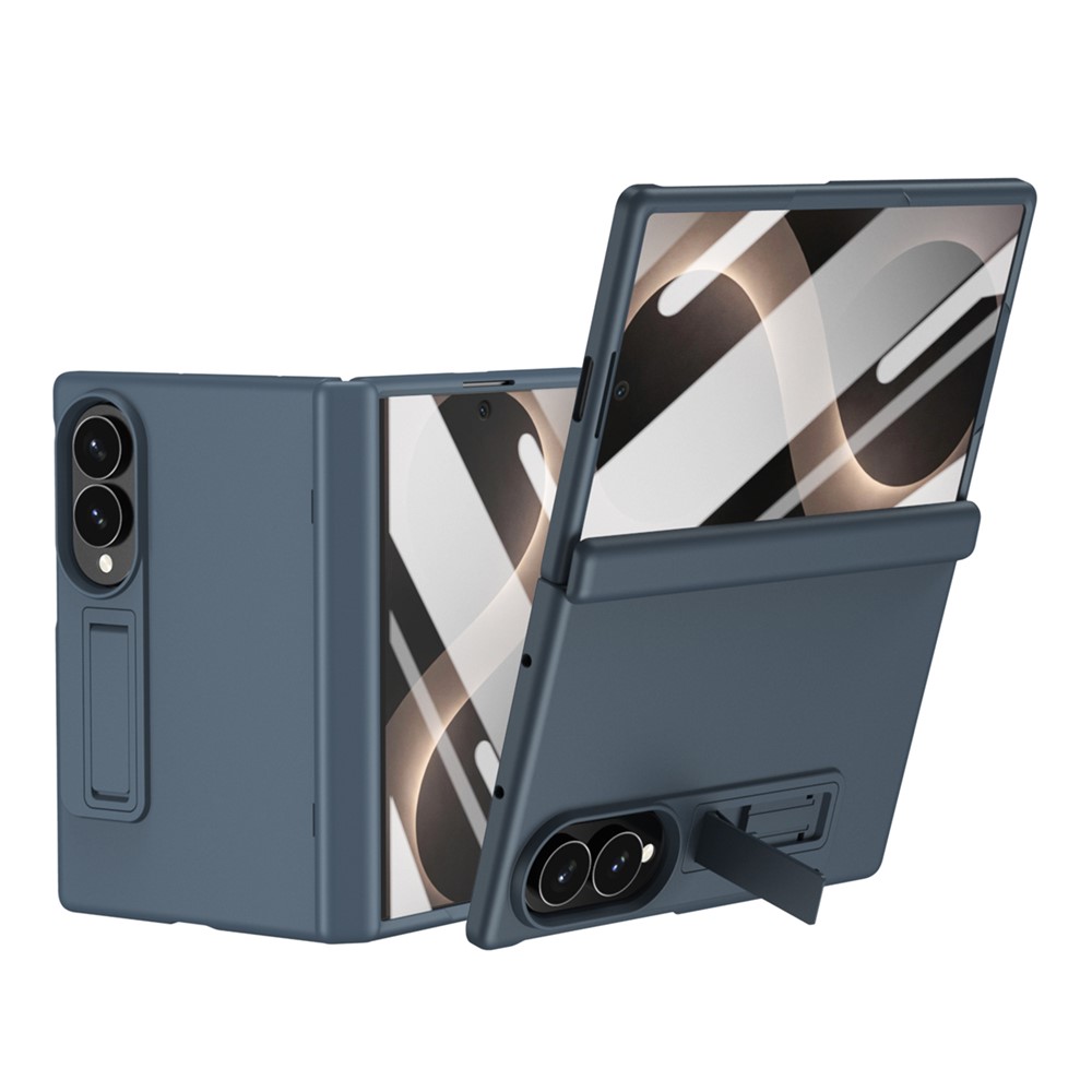 Samsung Galaxy Z Fold 8 - Hard Case Kickstand With Screen Protector Grey — estuche