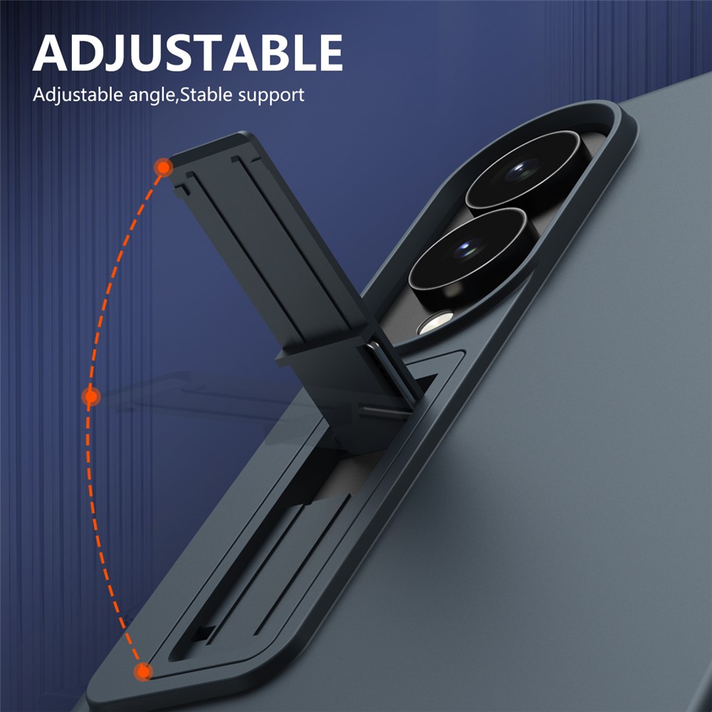 Samsung Galaxy Z Fold 8 - Hard Case Kickstand With Screen Protector Grey — estuche (foto 3 de 7)