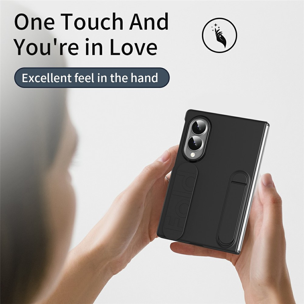 Samsung Galaxy Z Fold 8 - Kickstand Wristband Silicone Black — estuche (foto 3 de 7)