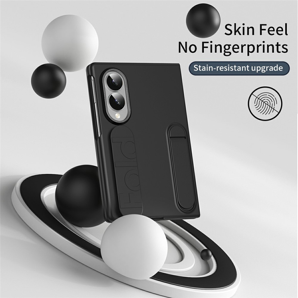Samsung Galaxy Z Fold 8 - Kickstand Wristband Silicone Black — estuche (foto 4 de 7)