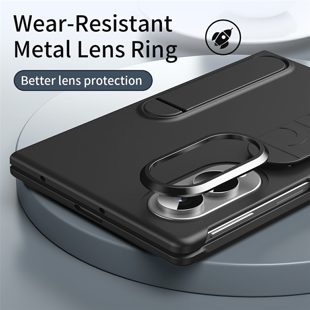 Samsung Galaxy Z Fold 8 - Kickstand Wristband Silicone Black — estuche (foto 6 de 7)