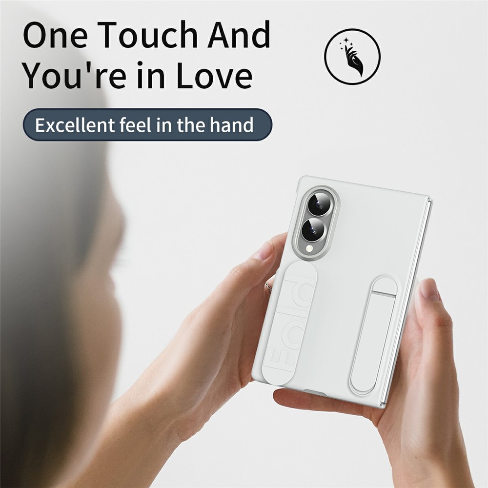 Samsung Galaxy Z Fold 8 - Kickstand Wristband Silicone White — estuche (foto 3 de 7)