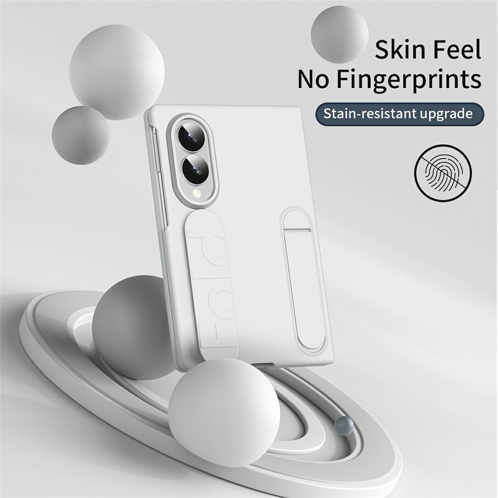 Samsung Galaxy Z Fold 8 - Kickstand Wristband Silicone White — estuche (foto 4 de 7)