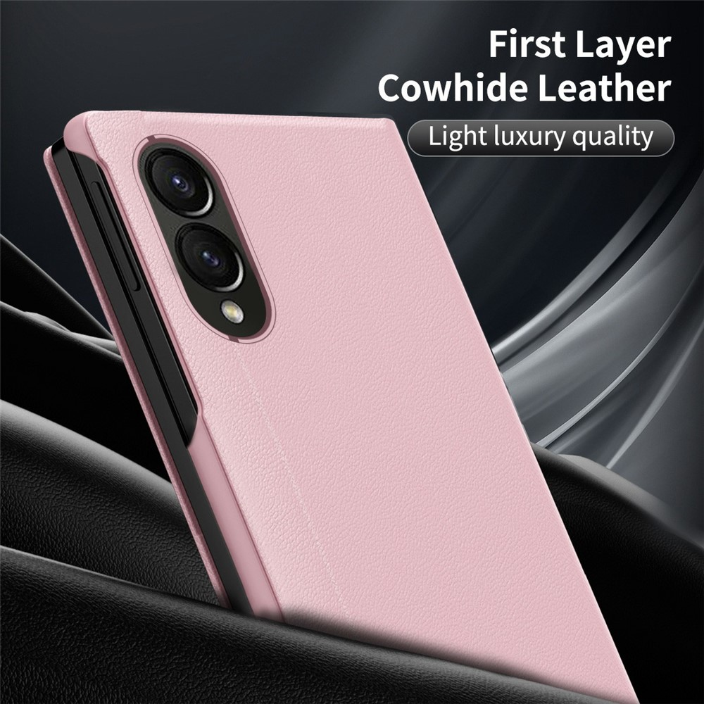 Samsung Galaxy Z Fold 8 - Leather Card Holder Smart View Pink — estuche (foto 5 de 6)