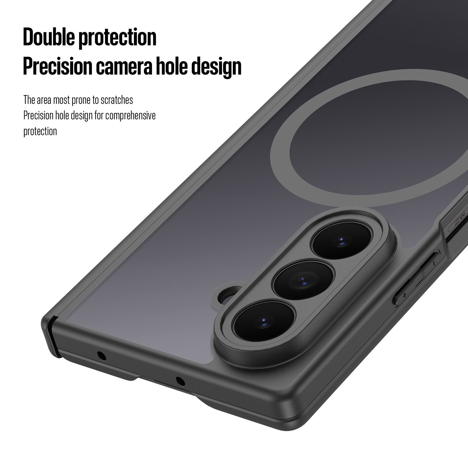 Samsung Galaxy Z Fold 8 Ultra - DUX DUCIS Expn Series Magnetic Black — estuche (foto 3 de 7)