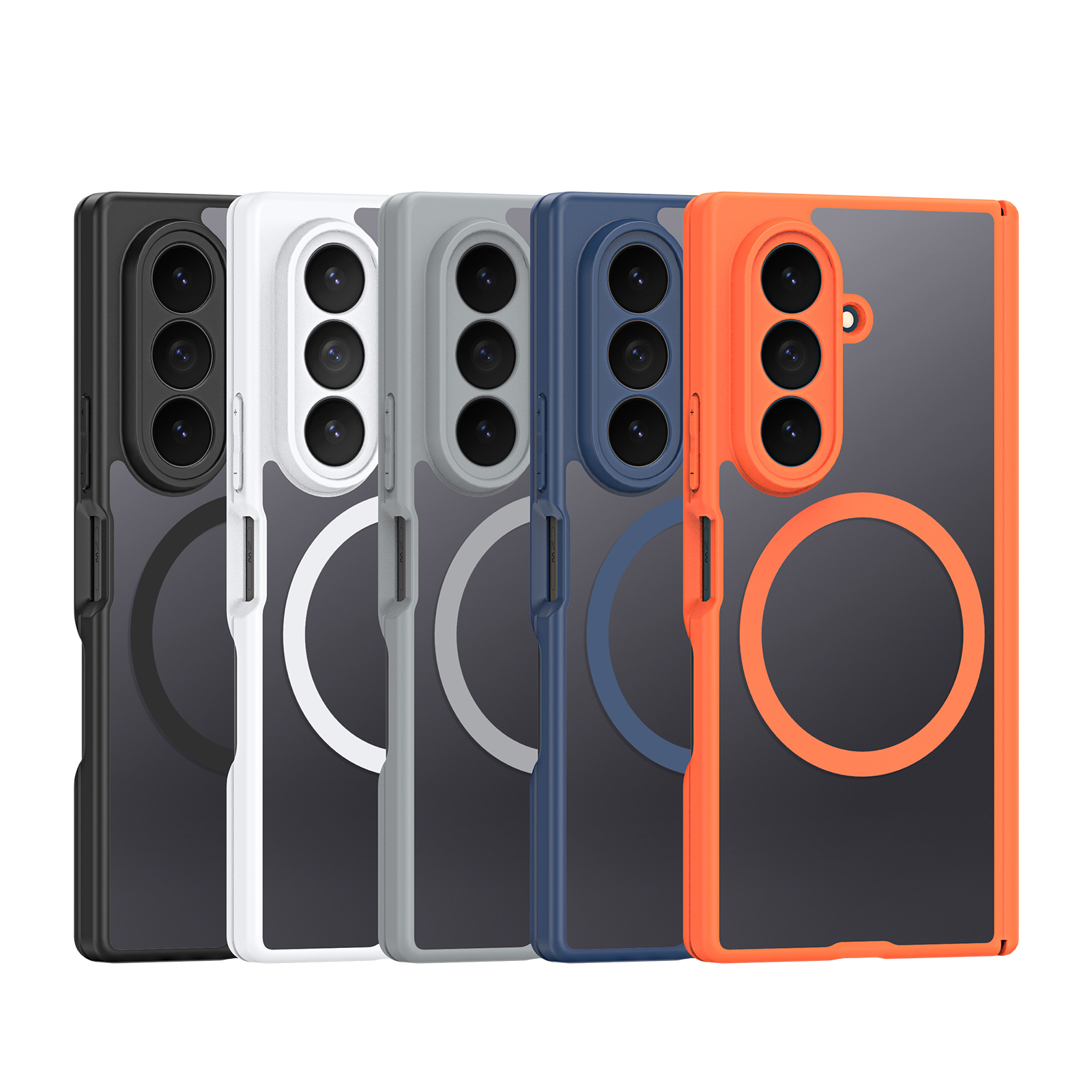 Samsung Galaxy Z Fold 8 Ultra - DUX DUCIS Expn Series Magnetic Grey — estuche (foto 7 de 7)