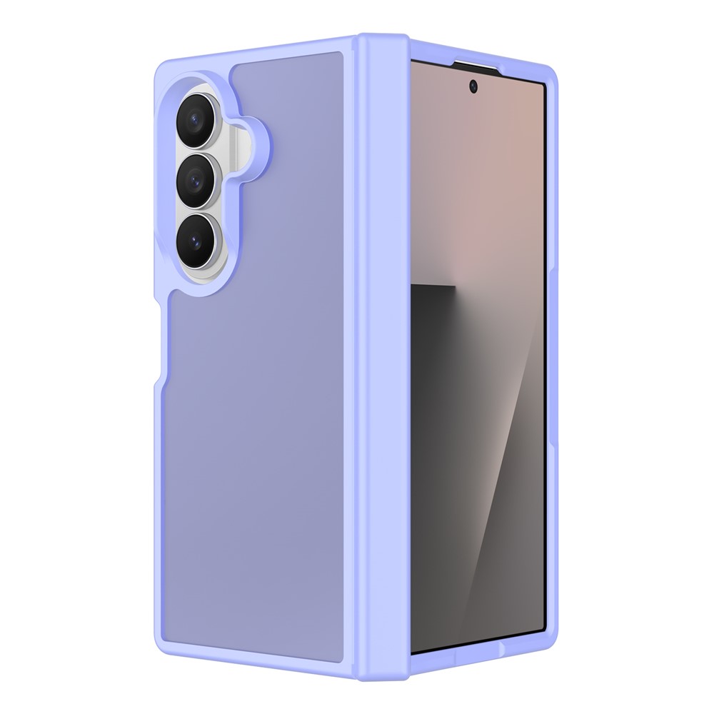 Samsung Galaxy Z Fold 8 Ultra - Hinge Protection Translucent Matte With Front Frame Purple — estuche