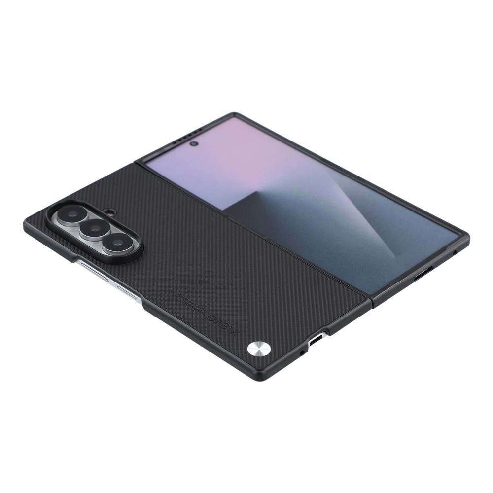 Samsung Galaxy Z Fold 8 Ultra - X-LEVEL Carbon Fiber Black — estuche (foto 4 de 5)