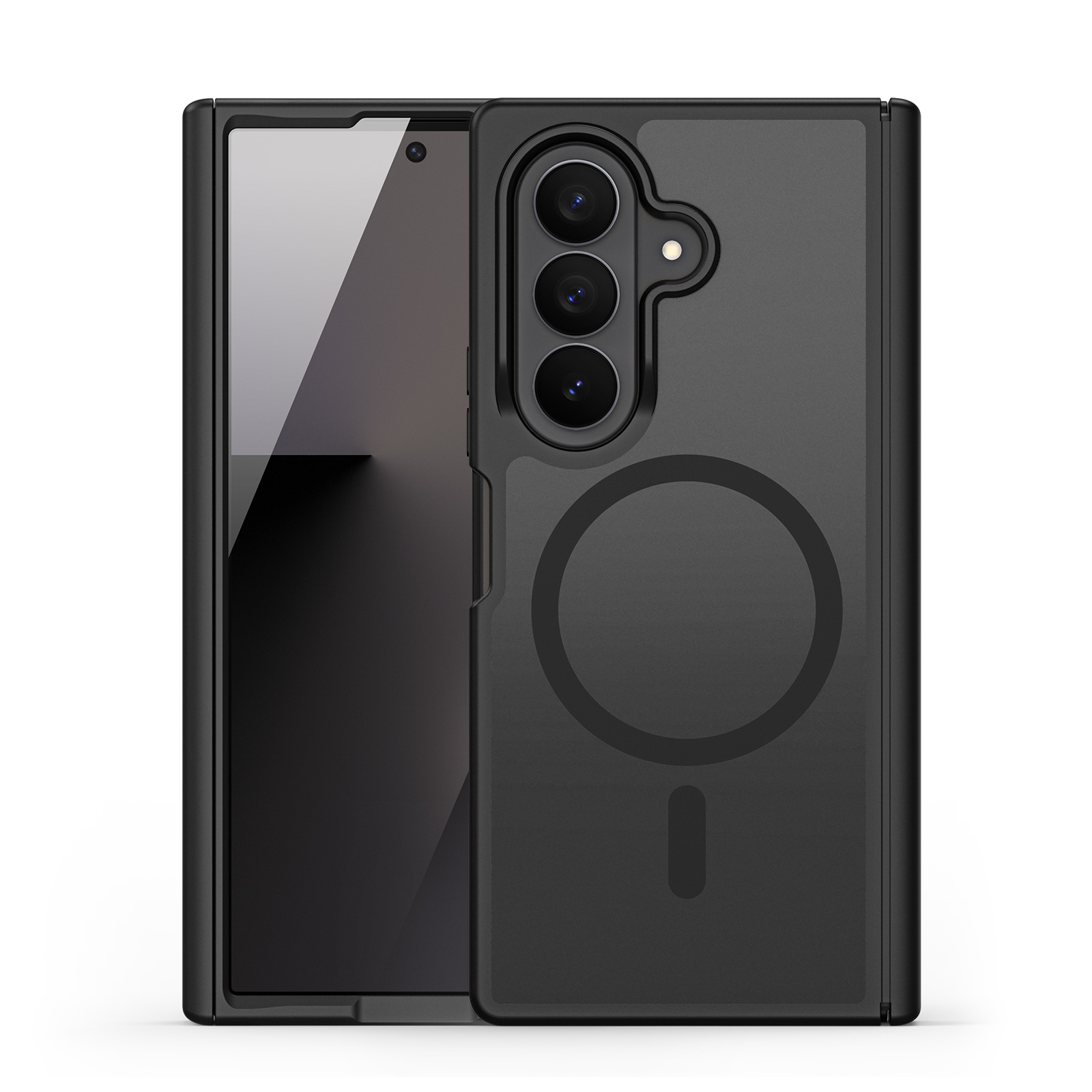 Samsung Galaxy Z Fold 8 Ultra/Z Fold 7 - DUX DUCIS Yind Series Magnetic Black — estuche