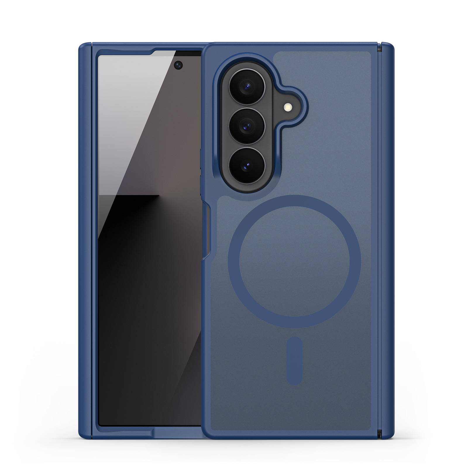 Samsung Galaxy Z Fold 8 Ultra/Z Fold 7 - DUX DUCIS Yind Series Magnetic Dark Blue — estuche