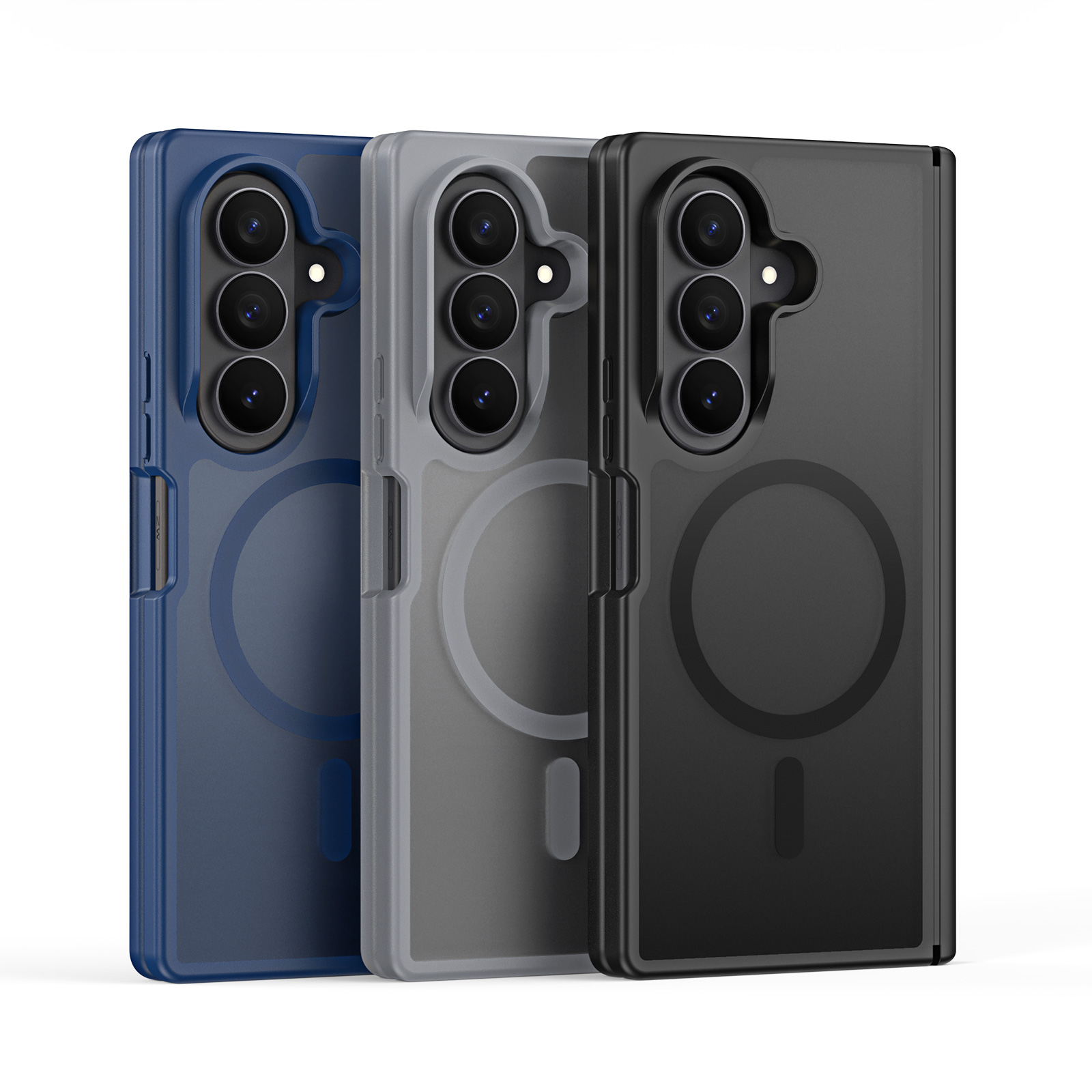 Samsung Galaxy Z Fold 8 Ultra/Z Fold 7 - DUX DUCIS Yind Series Magnetic Dark Blue — estuche (foto 7 de 7)