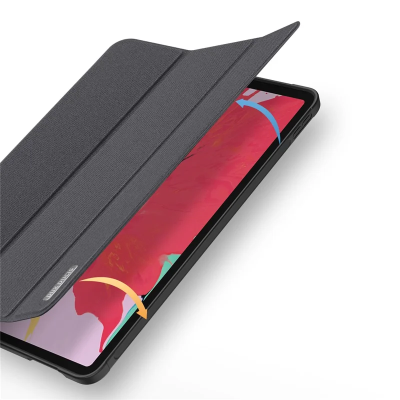 iPad Pro 12.9 2020 - DUX DUCIS Domo Series Black — estuche (foto 5 de 6)