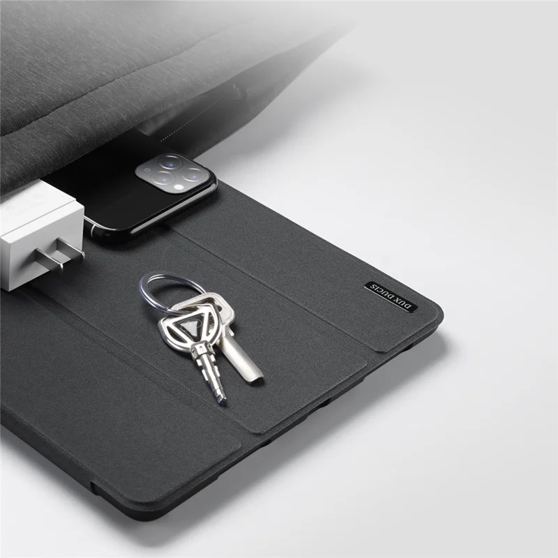 iPad Pro 12.9 2020 - DUX DUCIS Domo Series Black — estuche (foto 6 de 6)