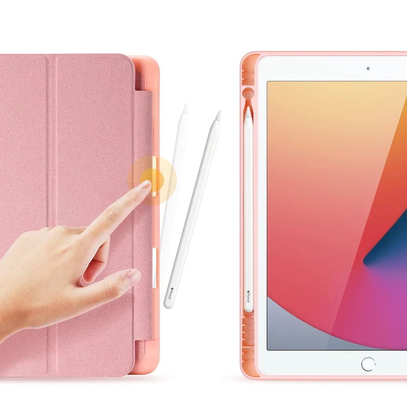 iPad 10.2 2019 - DUX DUCIS Domo Series Rose Gold — estuche (foto 5 de 6)