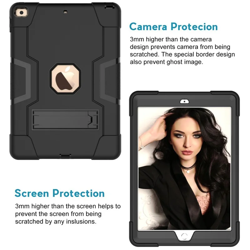iPad 10.2 2019 - Shock Proof Hybrid Black — estuche (foto 3 de 6)