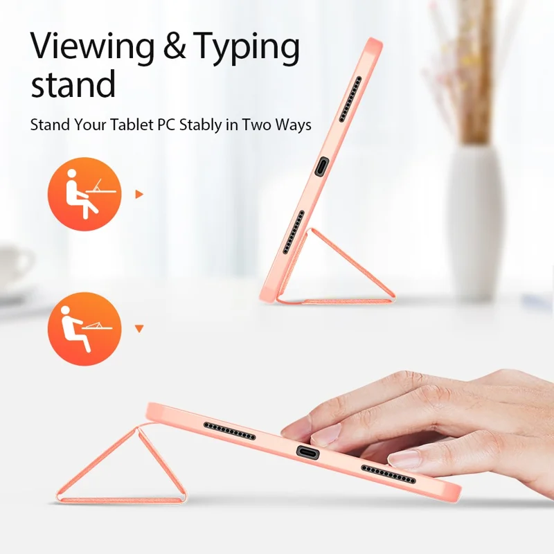 iPad Air 10.9 2020 - DUX DUCIS Domo Series Rose Gold — estuche (foto 6 de 6)