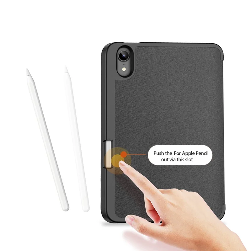 iPad Mini 6 - DUX DUCIS Domo Series Black — estuche (foto 3 de 6)