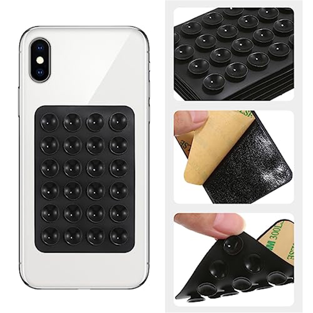 Silicone Suction Cup - Adhesive Mount For Phone Black — accesorio (foto 6 de 6)