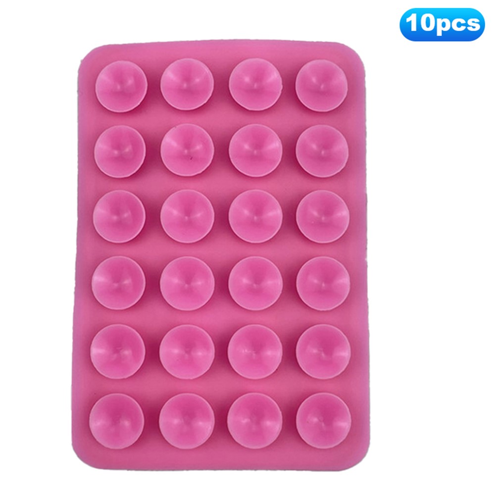 Silicone Suction Cup - Adhesive Mount For Phone Pink — accesorio