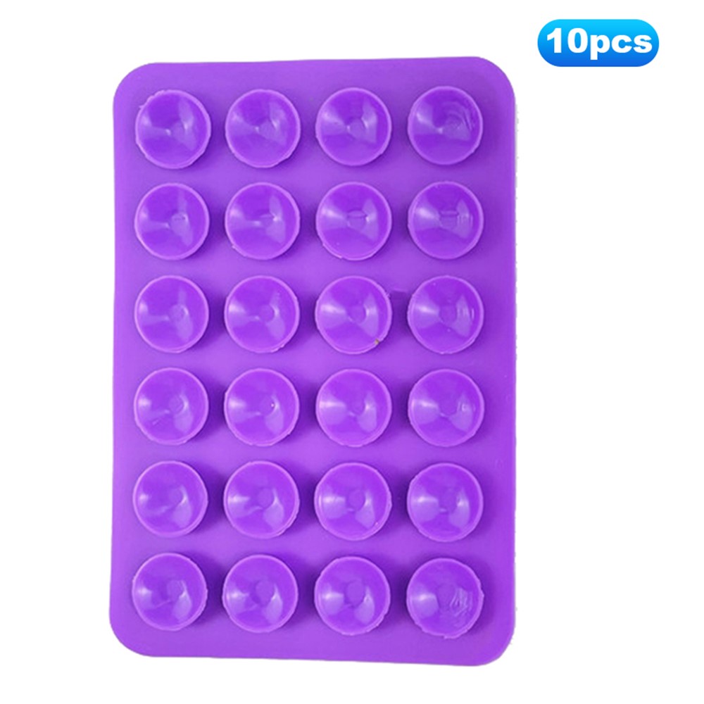 Silicone Suction Cup - Adhesive Mount For Phone Purple — accesorio