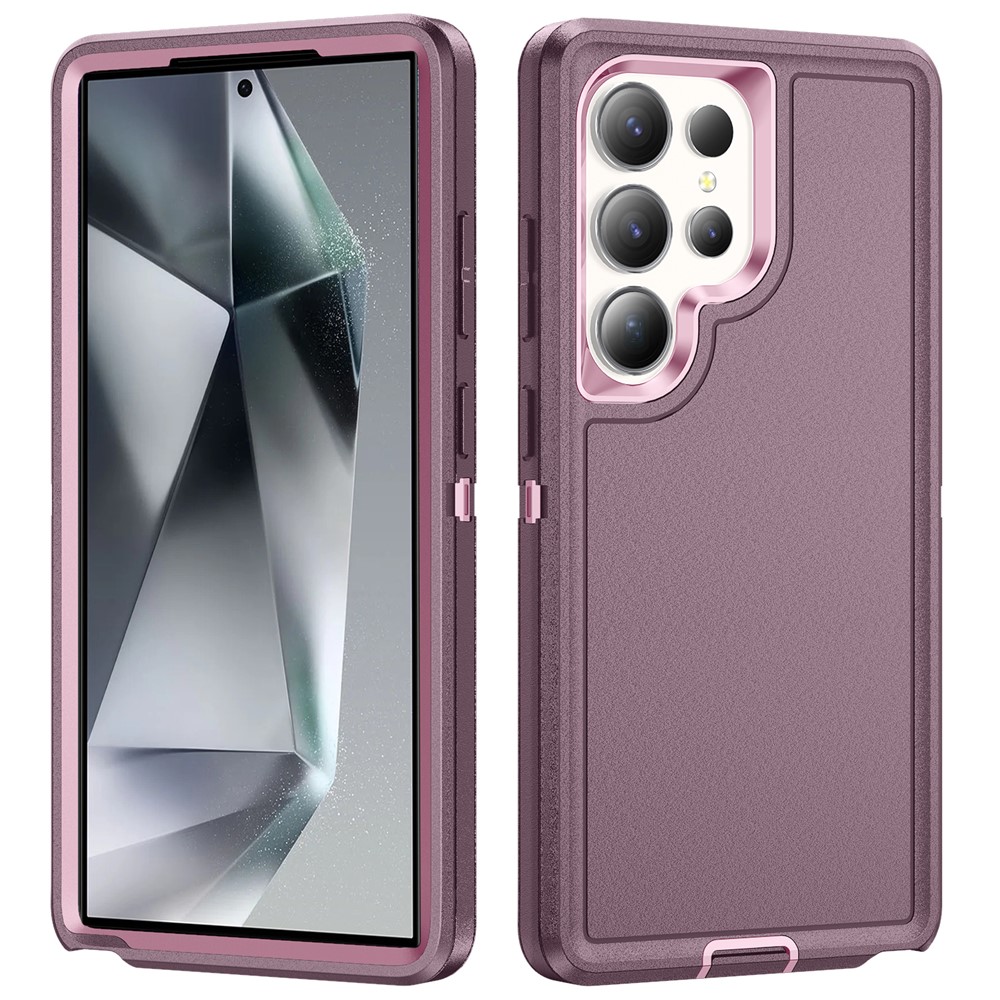 Samsung Galaxy S25 Ultra - Heavy Duty Purple Pink — estuche